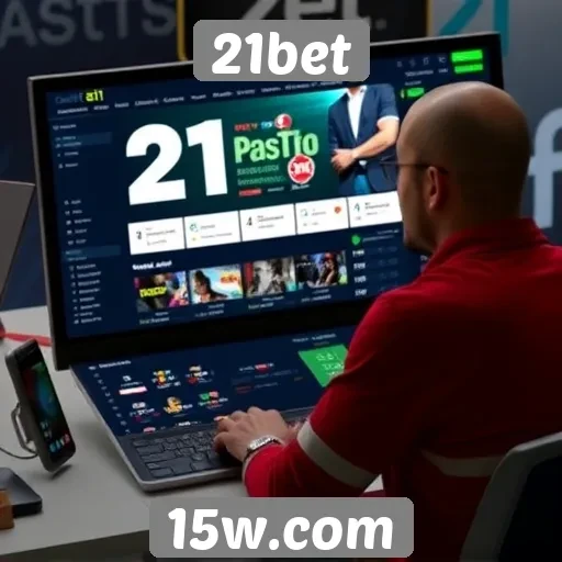 Experiência do usuário no site 21bet